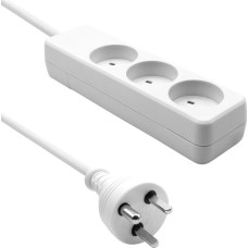 Proxtend Listwa zasilająca ProXtend ProXtend Danish IT Power Strip 3-way 10M White