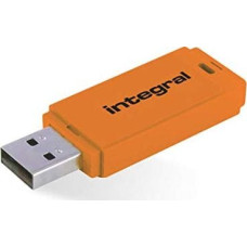 Integral 64GB USB2.0 DRIVE NEON ORANGE USB flash drive USB Type-A 2.0