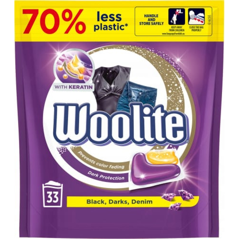 Woolite Black Dark Washing capsules 33 pcs.