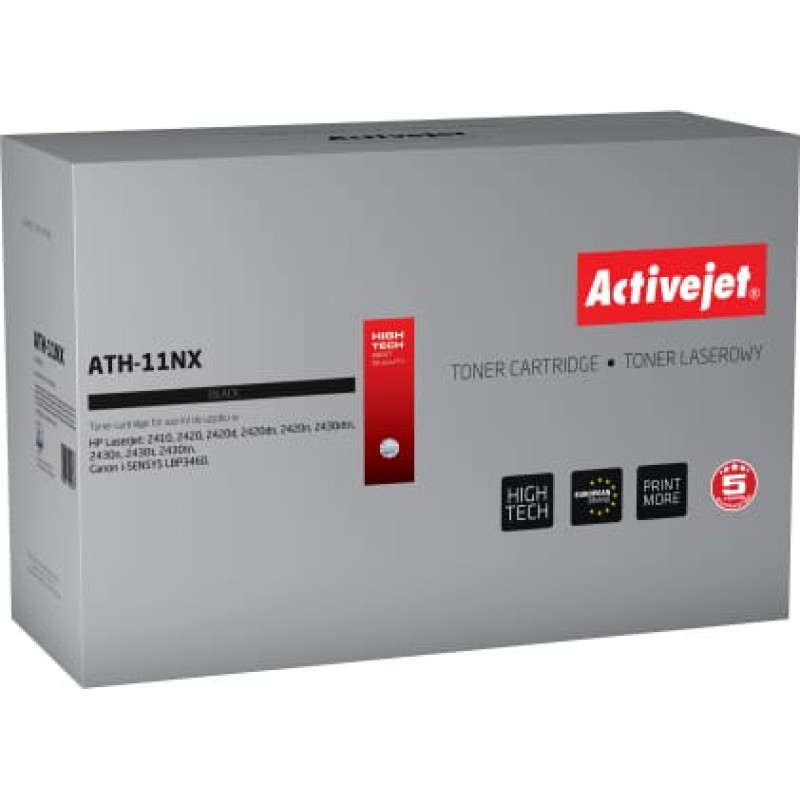 Activejet ATH-11NX toner for HP Q6511X. Canon CRG-710H