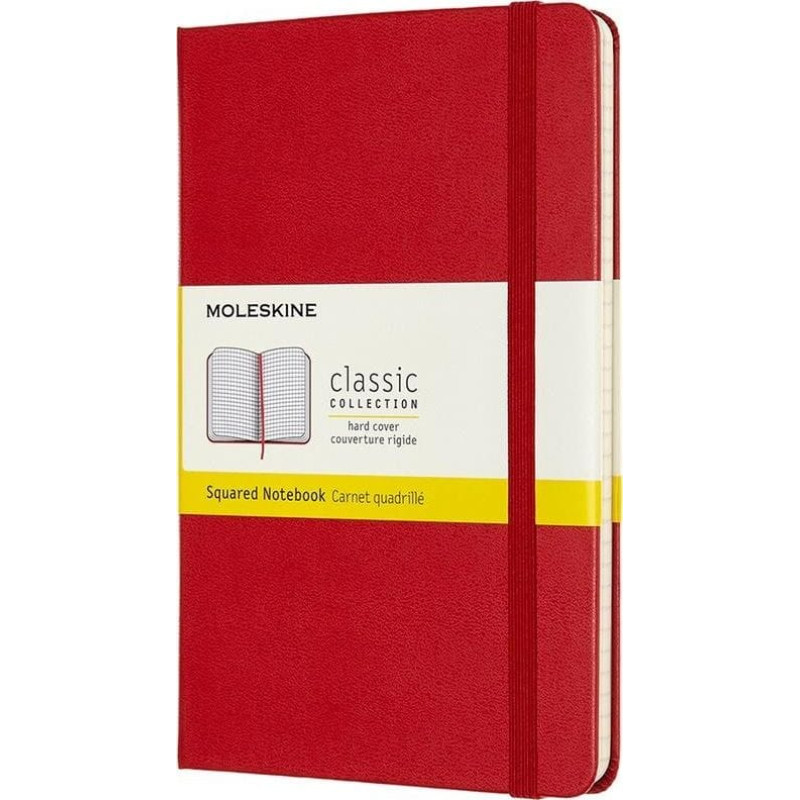 Moleskine Notes Classic 11,5x18 tw. kratka szkarłatna czerwień