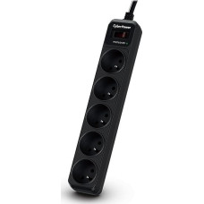 Cyberpower Tracer III B0520SC0-FR surge protector Black 5 AC outlet(s) 200 - 250 V 1.8 m