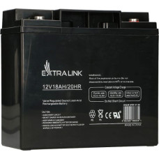 Extralink AKUMULATOR BATTERY ACCUMULATOR AGM 12V 18AH - Batterie - 18.000 mAh Sealed Lead Acid (VRLA) 13.5 V