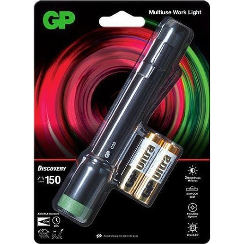 GP Latarka GP GP Torch C33 150 Lumen 2 x AA 260GPACT0C33000