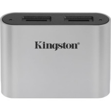 Kingston Workflow microSD Reader (silber/schwarz)