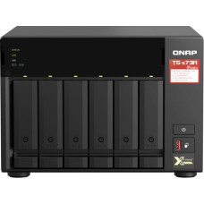 Qnap TS-673A-8G NAS/storage server Tower Ethernet LAN Black V1500B