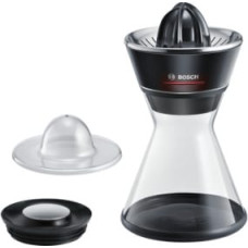 Bosch MCP72GPB citrus press Plastic, Stainless steel Black, Transparent