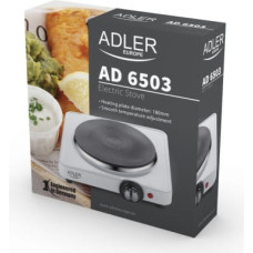 Adler AD 6503 hob White Built-in Sealed plate 1 zone(s)