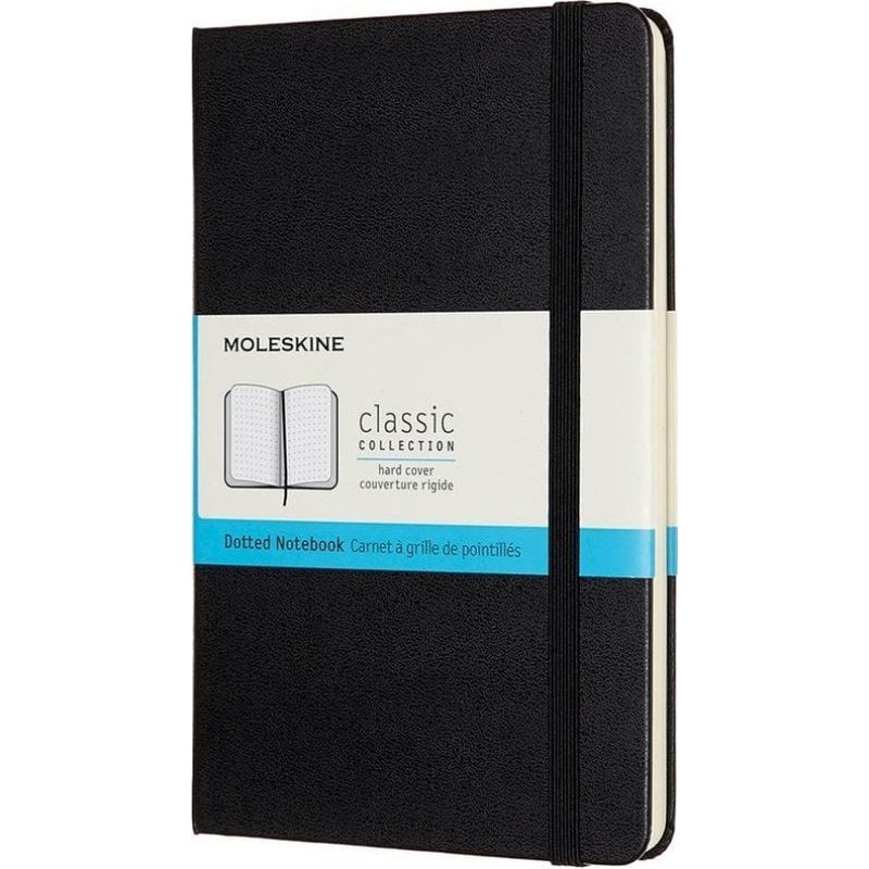 Moleskine Notes Classic 11,5x18 tw. kropki czarny