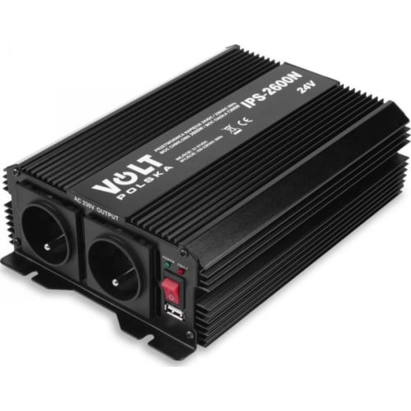 Volt Przetwornica Volt 24V/230V 1300W/2600W