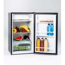 Ravanson LKK-90S combi-fridge Freestanding 91 L F Black, Silver