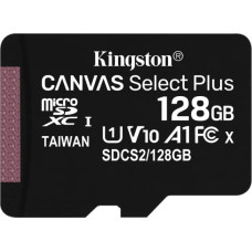 Kingston Technology Canvas Select Plus memory card 128 GB MicroSDXC Class 10 UHS-I