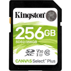 Kingston Technology Canvas Select Plus memory card 256 GB SDXC Class 10 UHS-I