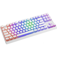 Modecom Volcano Lanparty Pudding Edition RGB (Outemu Blue) Mechanical Keyboard, White