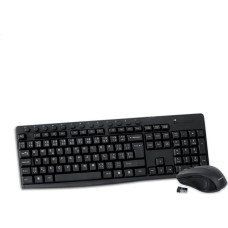 Omega Klawiatura + mysz Omega KEYBOARD CZ + MOUSE OMEGA OKM071B M-MEDIA W-LESS SET 2.4GHZ BLACK [44440]