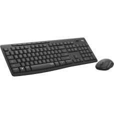 Logitech MK295 Silent Wireless Combo keyboard USB QWERTY English Graphite