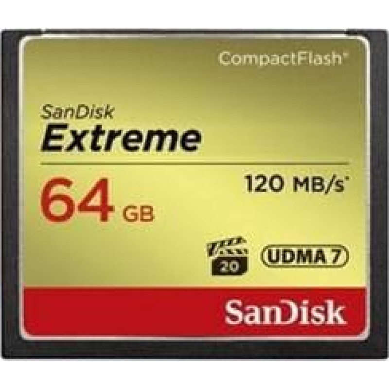 Sandisk Karta SanDisk Extreme Compact Flash 64 GB  (SDCFXSB-064G-G46)