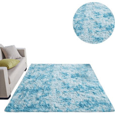 Strado Dywan Ombre Shaggy Strado 120x170 OmbreBlue (Jasny Niebieski) uniwersalny