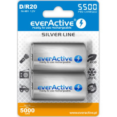 Everactive Rechargeable batteries everActive R20/D Ni-MH 5500 mAh ready to use