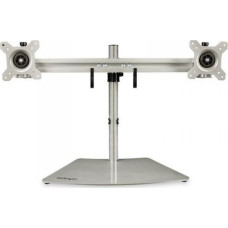 Startech StarTech DUAL-MONITOR STAND - HORIZONTAL/FOR UP TO 24IN MONITORS - SILVER