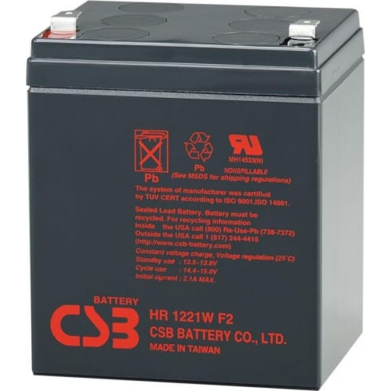 CSB Akumulator 12V/5Ah (BAT-CSB-12V-5Ah)