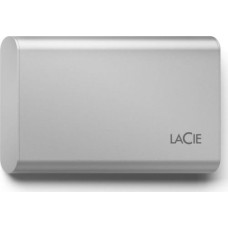 Lacie Dysk zewnętrzny LaCie SSD Portable SSD V2 500 GB Srebrny (STKS500400)