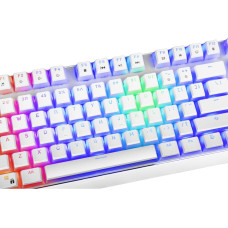 Modecom Volcano Lanparty Pudding Edition RGB (Outemu Brown) Mechanical Keyboard, White