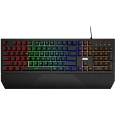 AOC Klawiatura AOC Klawiatura przewodowa AOC GK200 Gaming podświetlenie Rainbow LX