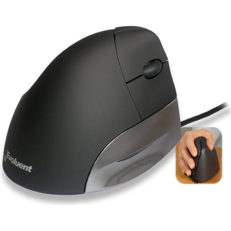 Evoluent Vertical Mouse Standard RH (schwarz/grau)