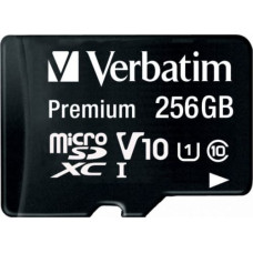 Verbatim Karta Verbatim Premium MicroSDXC 256 GB Class 10 UHS-I/U1 V10 (44087)