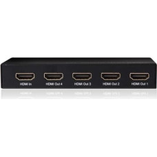 Club 3D HDMI™ 4K@60Hz UHD Splitter AC Power 4 ports