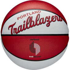 Wilson Wilson Team Retro Portland Trail Blazers Mini Ball WTB3200XBPOR białe 3