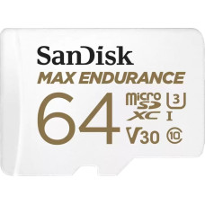 Sandisk Karta SanDisk Max Endurance MicroSDXC 64 GB Class 10 UHS-I/U3 V30 (SDSQQVR-064G-GN6IA)