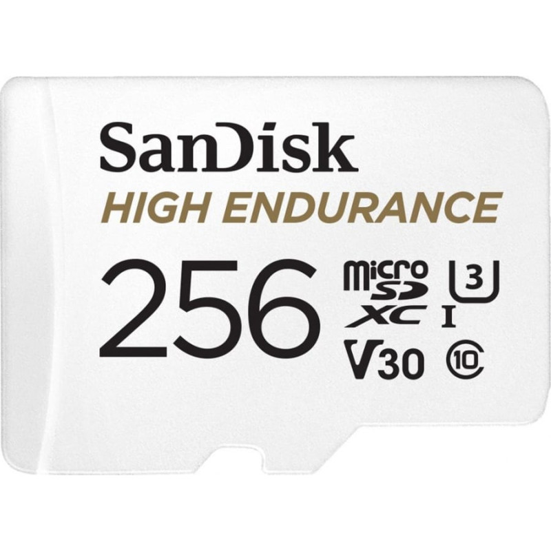 Sandisk Karta SanDisk High Endurance MicroSDXC 256 GB Class 10 UHS-I/U3 A1 V30 (001835680000)