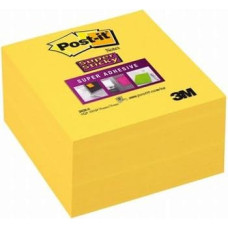 Post-It Bloczki samoprzylepne Super Sticky żółte, kostka 76x76mm 350 kartek (3M0507)