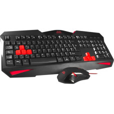 Tacens Mars Gaming MCP1 keyboard Black,Red