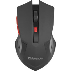 Defender MOUSE DEFENDER ACCURA MM-275 RF BLACK & RED OPTICAL 1600DPI 6P