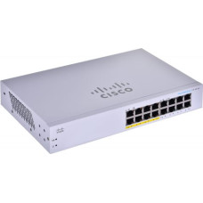 Cisco CBS110 Unmanaged L2 Gigabit Ethernet (10/100/1000) Power over Ethernet (PoE) 1U Grey