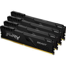 Kingston Fury Pamięć Kingston Fury Beast, DDR4, 128 GB, 3200MHz, CL16 (KF432C16BBK4/128)