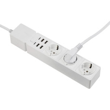 Edimax SP-1123WT power extension 1.5 m 3 AC outlet(s) Indoor White