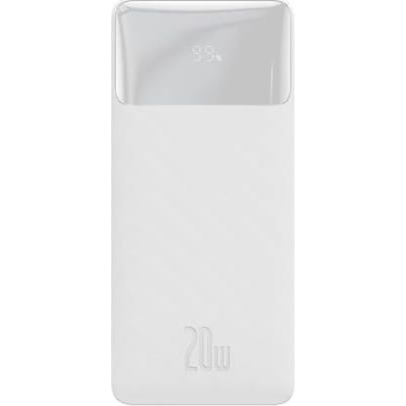 Baseus Powerbank Baseus Bipow Digital Display 30000 mAh Biały  (BSU2869WHT)