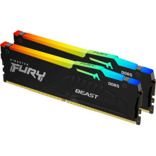 Kingston Fury Pamięć Kingston Fury Beast RGB, DDR5, 64 GB, 5200MHz, CL40 (KF552C40BBAK2-64)