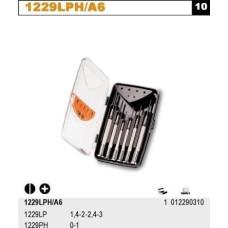 Beta Tools KPL.WKRĘTAKÓW PRECYZ. 1229LP+1229PH 6SZT 1229LPH/A6 BETA UTENSILI S.P.A.