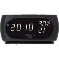 Adler AD 1186 table clock Digital table clock Triangular Black