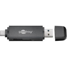 Goobay Czytnik Goobay USB 3.0 - USB-C™ 2 w 1 Czytnik kart 58261