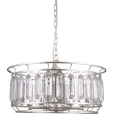 Italux Lampa wisząca Italux Priscilla glamour srebrny  (PND-43388-6B)