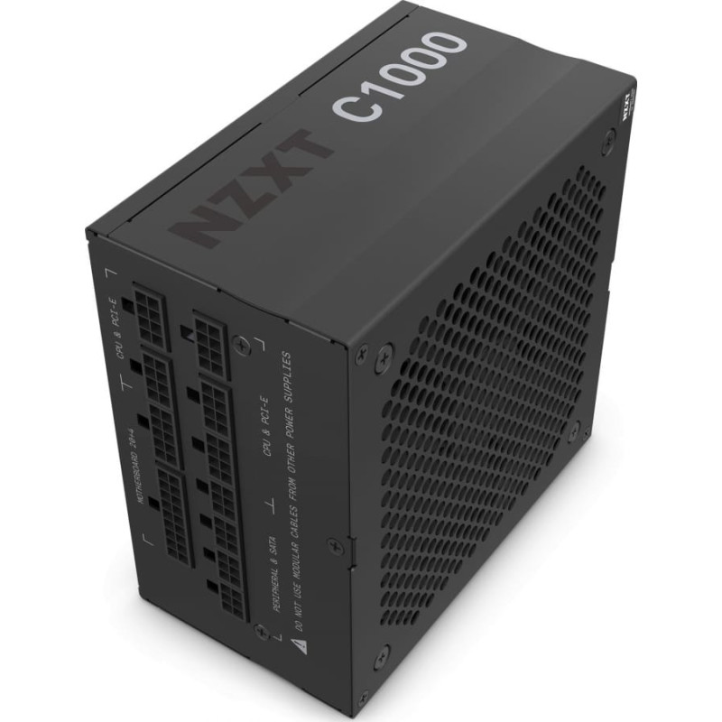 Nzxt Zasilacz Nzxt NZXT C1000 80+ Gold 1000W, PC power supply (black, 6x PCIe, cable management, 1000 watts)