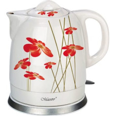 Maestro Feel-Maestro MR-066-RED FLOWERS electric kettle 1.5 L 1200 W Red, White