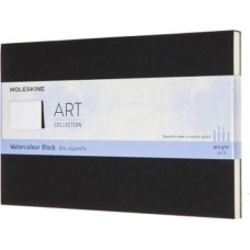 Moleskine Blok MOLESKINE Watercolour L (13x21 cm), 20 stron, czarny