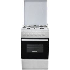 Ravanson KWGE-K50N cooker Freestanding cooker Gas White A